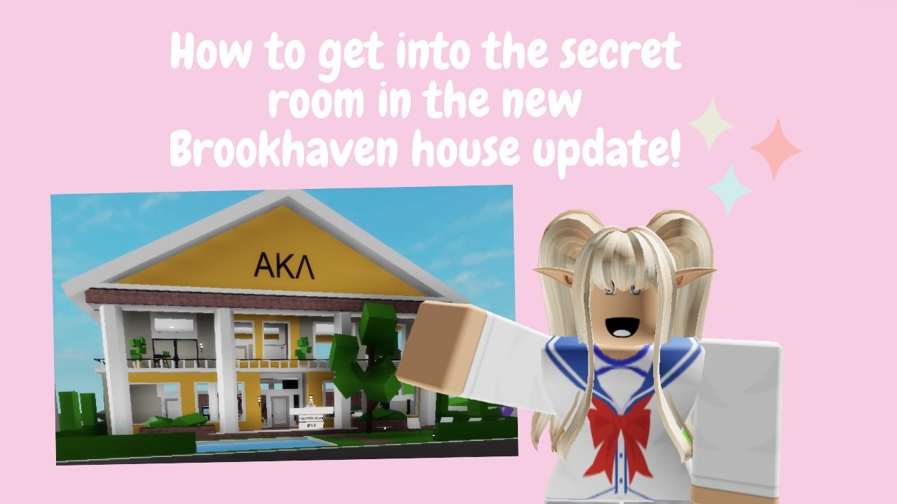 ~ 🌸  ~ How to get into the secret room in the new Brookhaven house update!  ~ 🌷  ~ Roblox ~ 💕  ~