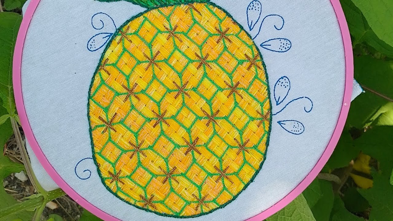 piña #8 @Bordando paso a paso  con Anayeli