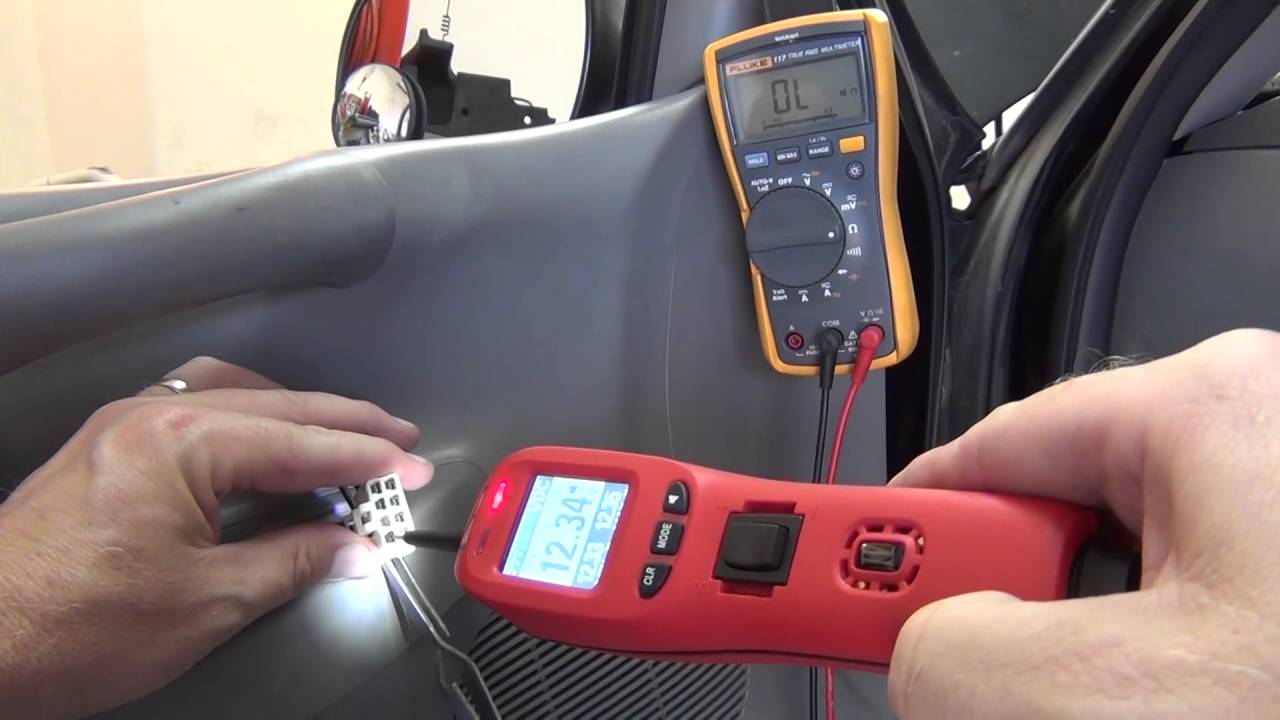 Устранение неисправностей переключателя зеркал в Ford F150 с помощью Power Probe 4 PP4