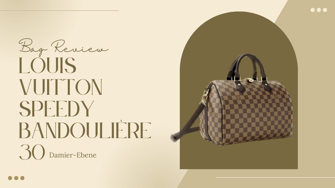 Обзор Louis Vuitton Speedy Bandouliere 30 Damier Ebene | Премьер-находки
