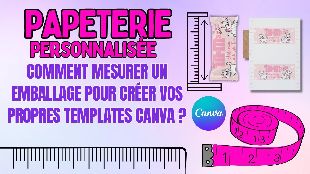 Comment mesurer un emballage pour créer vos propres templates dans Canva?