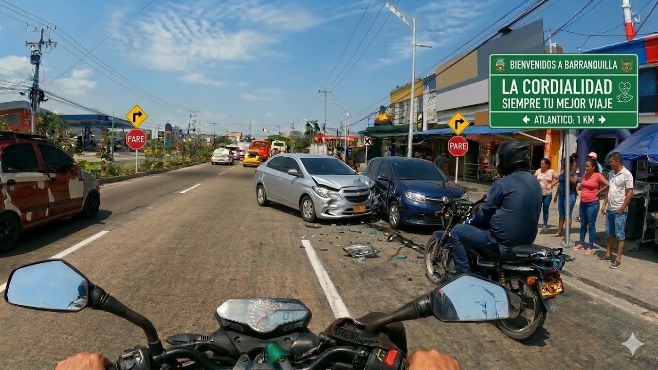 la cordialidad la avenida con mas trancones de Barranquilla #montateenelviaje 