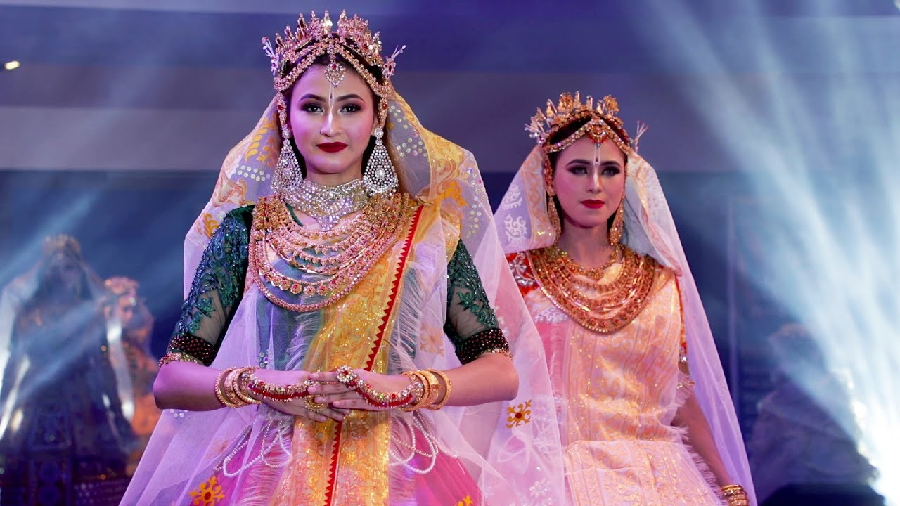 Part 1! Manipuri Actress with POTLOI ramp walk || Jenny khurai collection 2019
