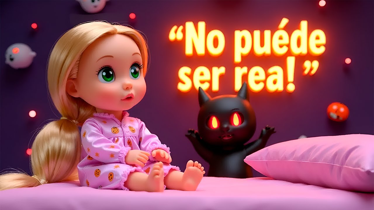 🎃👑 ¡La Peor Pesadilla de Rapunzel Junior! 😱💀 | Princesas Disney Halloween 🕷️🕸️