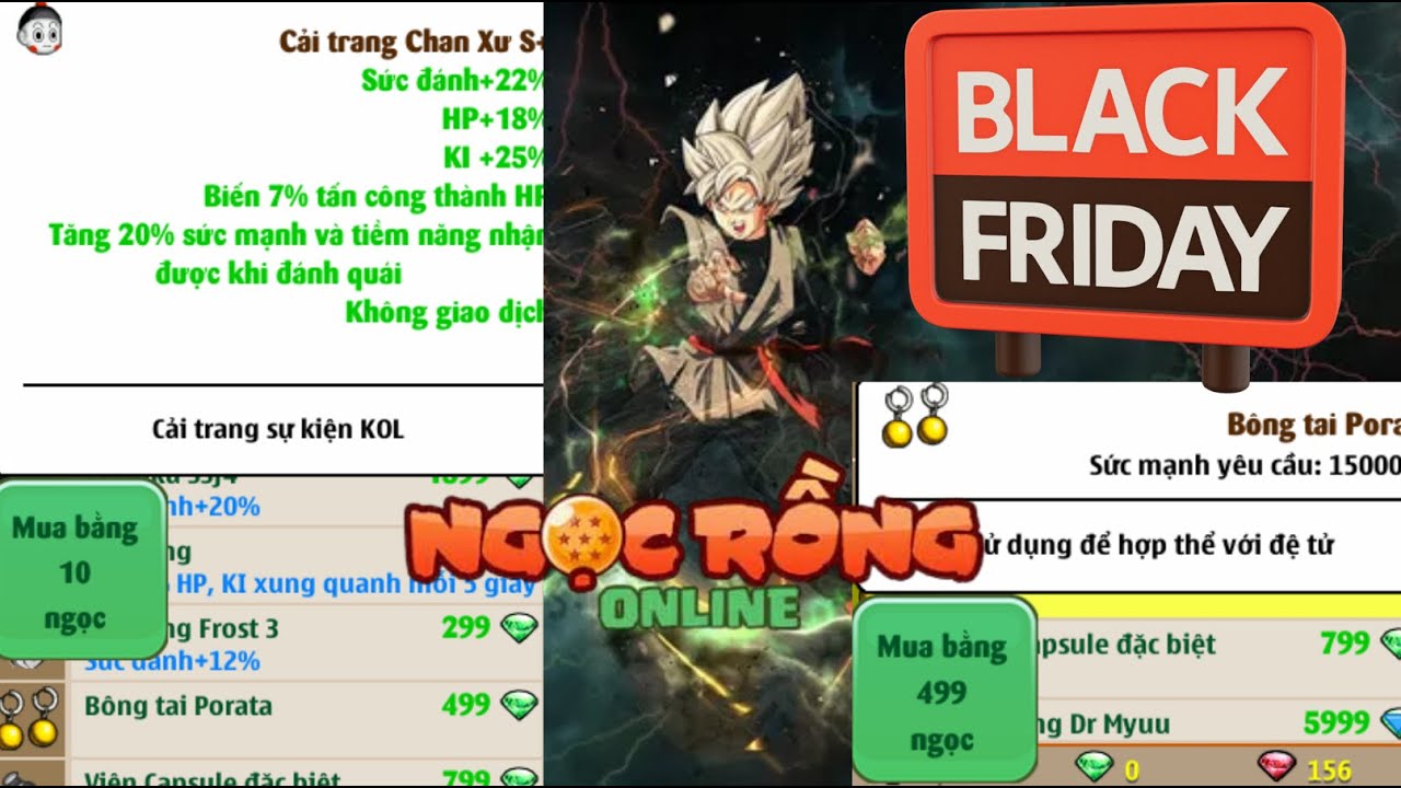 BLACK FRIDAY qu&aacute; ngon cho c&agrave;y chay cải trang chỉ 10 ngọc#nrocaychay#caychaynro#nro#ngocrongonline