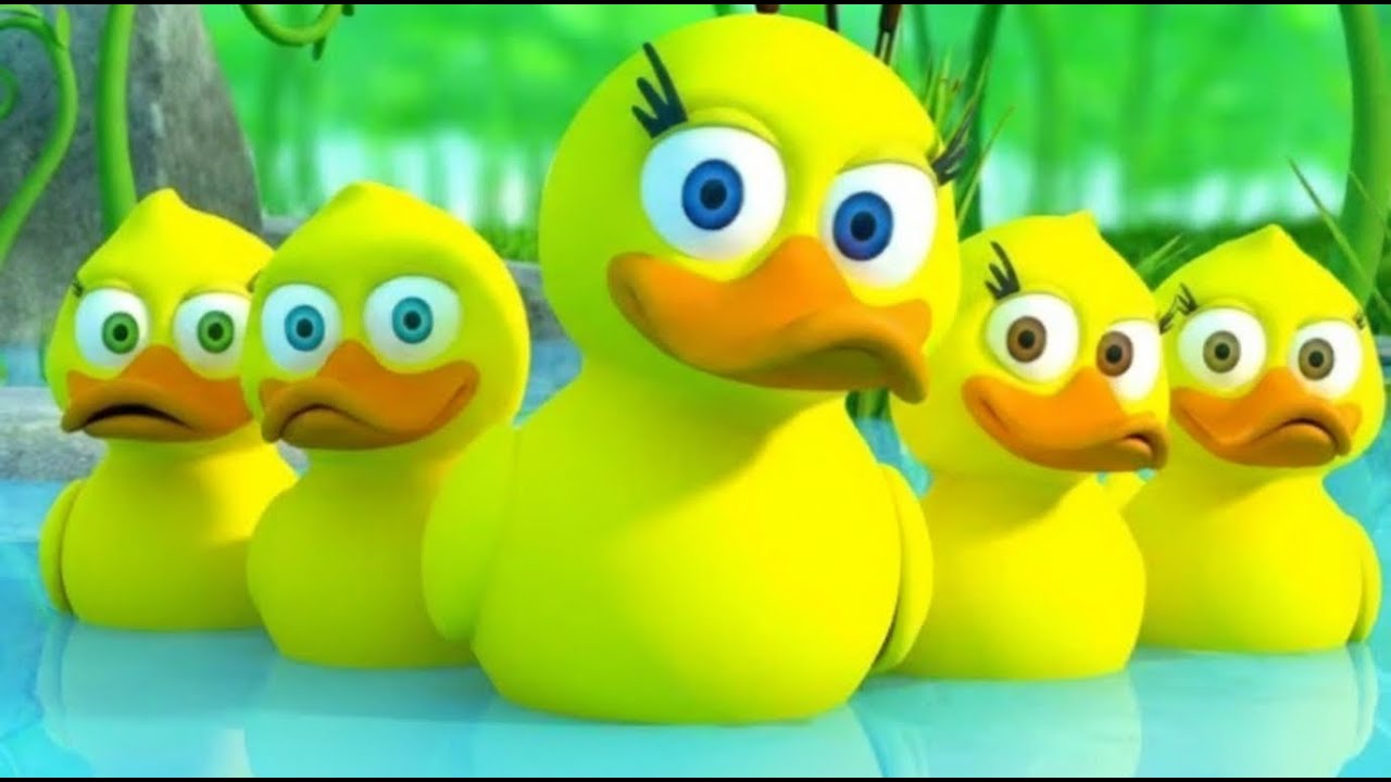 🦆 Five Little Yellow Ducks | Nursery Rhymes & Kids Songs 🦆