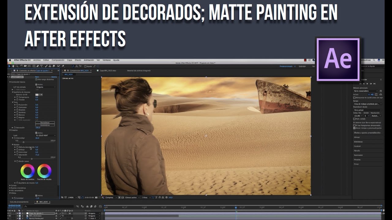 Extensión de decorados   Matte painting