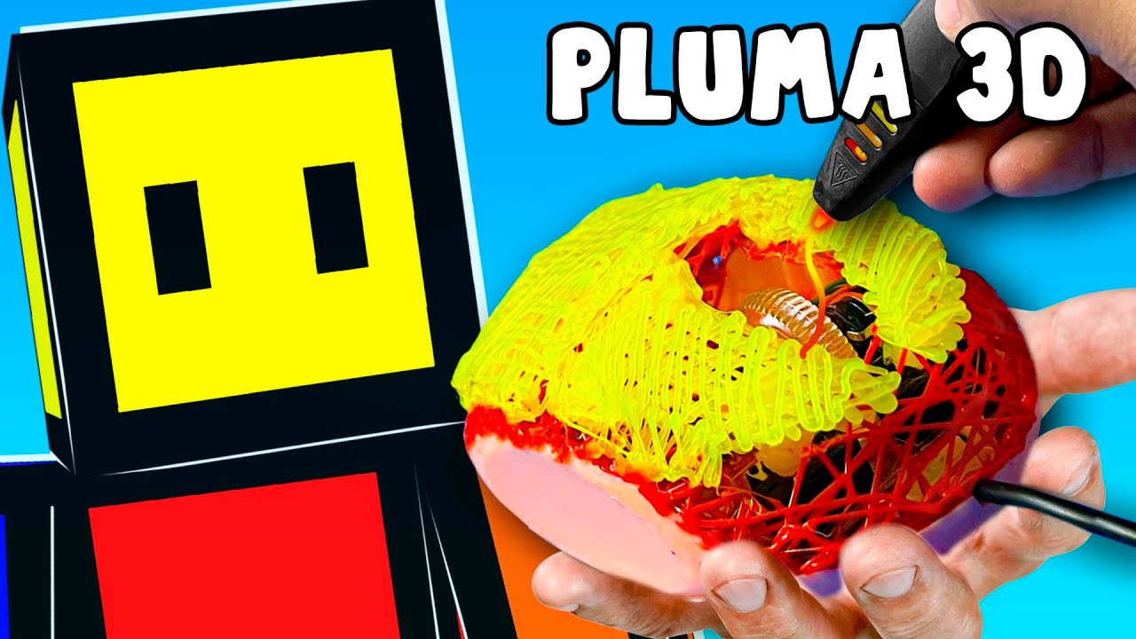 FABRIQUE un MOUSE con una PLUMA DE IMPRESION 3D
