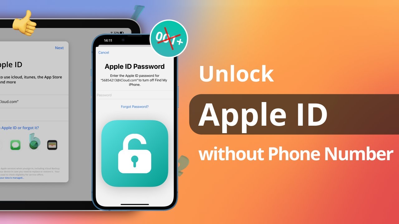 [2 способа] Как разблокировать Apple ID без номера телефона 2024