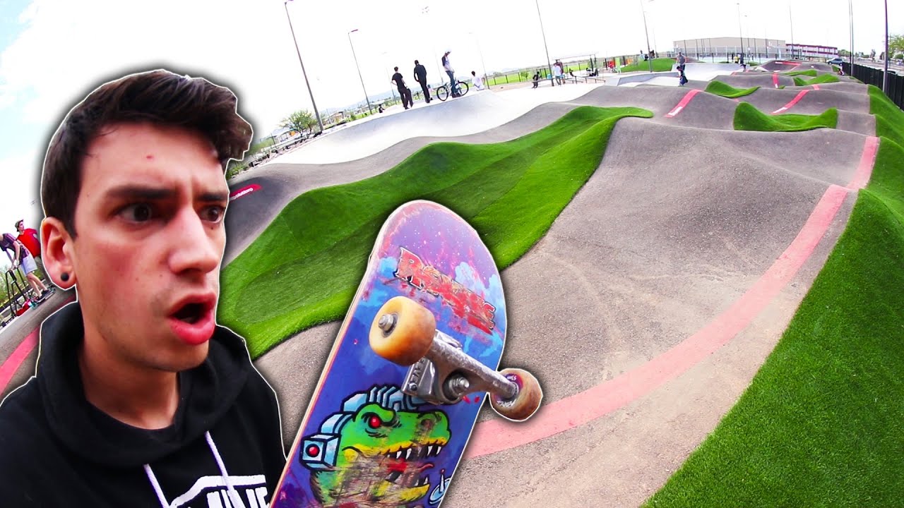 INSANE ROLLERCOASTER SKATEPARK! *Craziest Park Ever*