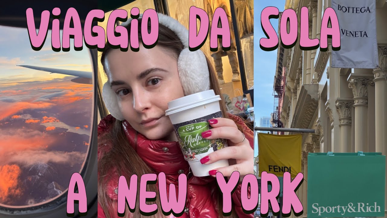 ✈️🩷viaggio a New York DA SOLA🎀🌸 - shopping, ralph lauren hot chocolate, bagel, pier 17