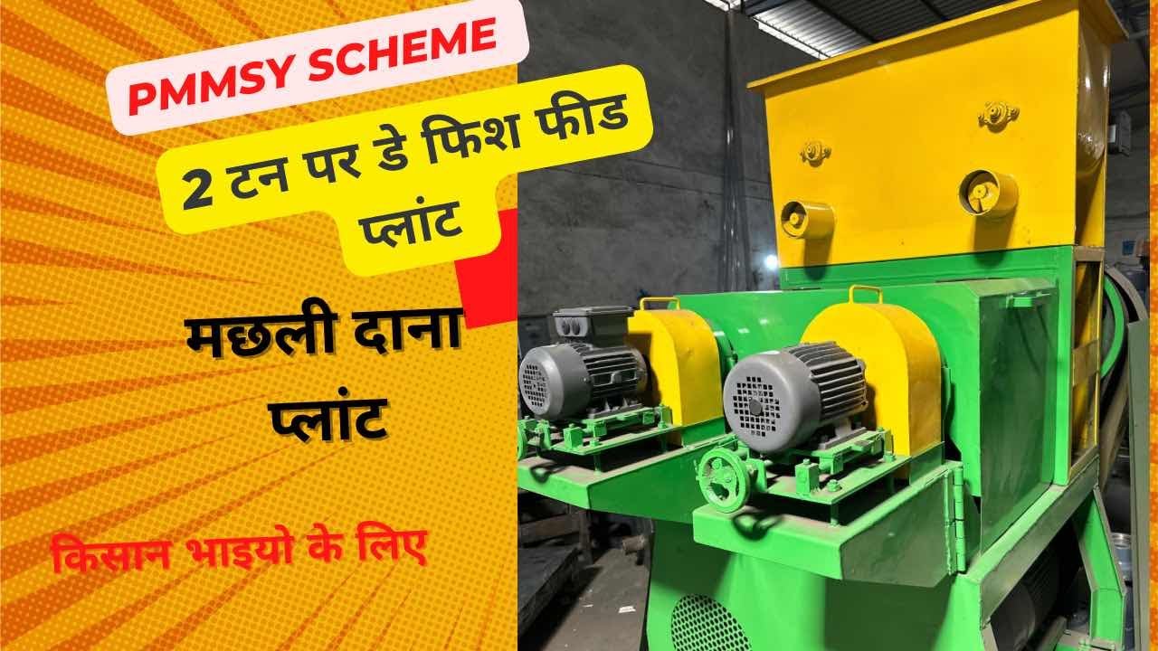 मछली दाना पलांट  || floating fish feed machine ||fish feed plant | 2 Ton Per Day Fish Feed Plant