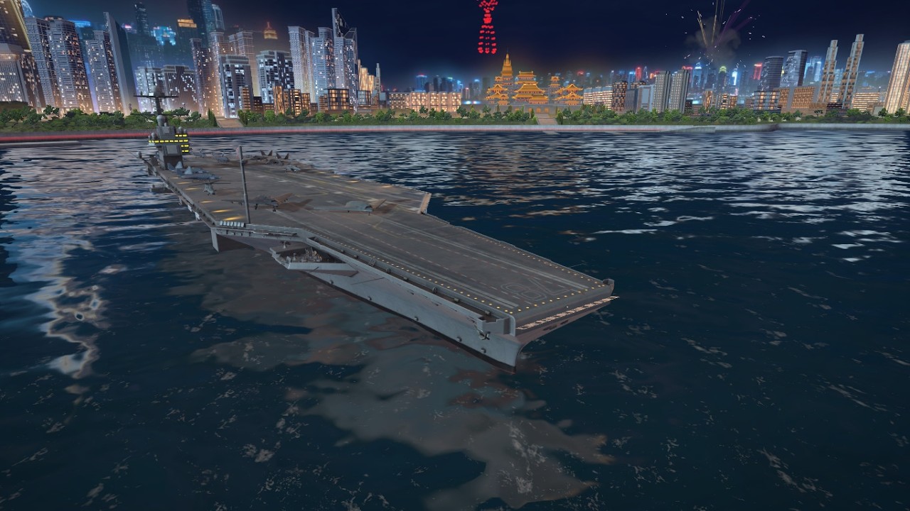 Modern Warships: USS Gerald R. Ford CVN-78 gameplay