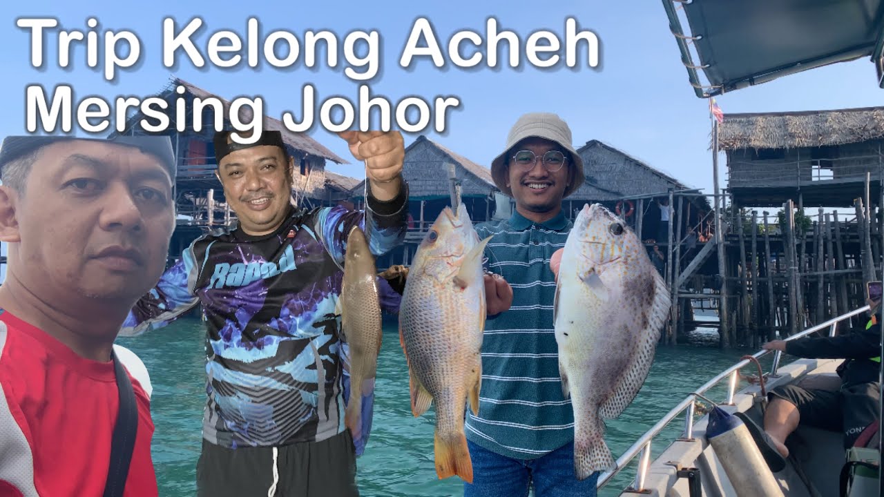 Memancing di Kelong Acheh Resort, Mersing, Johor | kena serang dengan ……