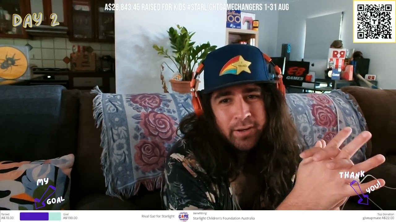 Week 1 - Day 2 of Rival Gaz plays #StarlightGameChangers Charity Stream (Laggy edition)