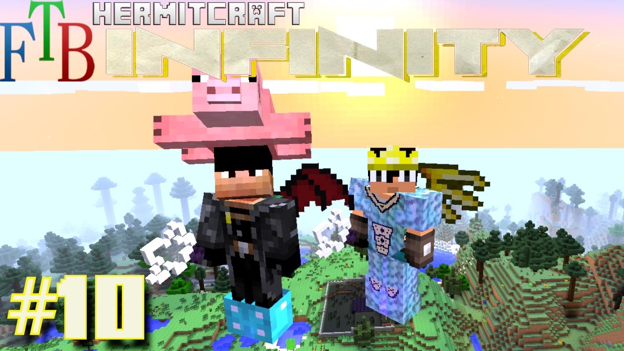 Minecraft Mods - FTB Infinity Ep. 10 - Wing Buddys !!! ( HermitCraft Modded Minecraft )