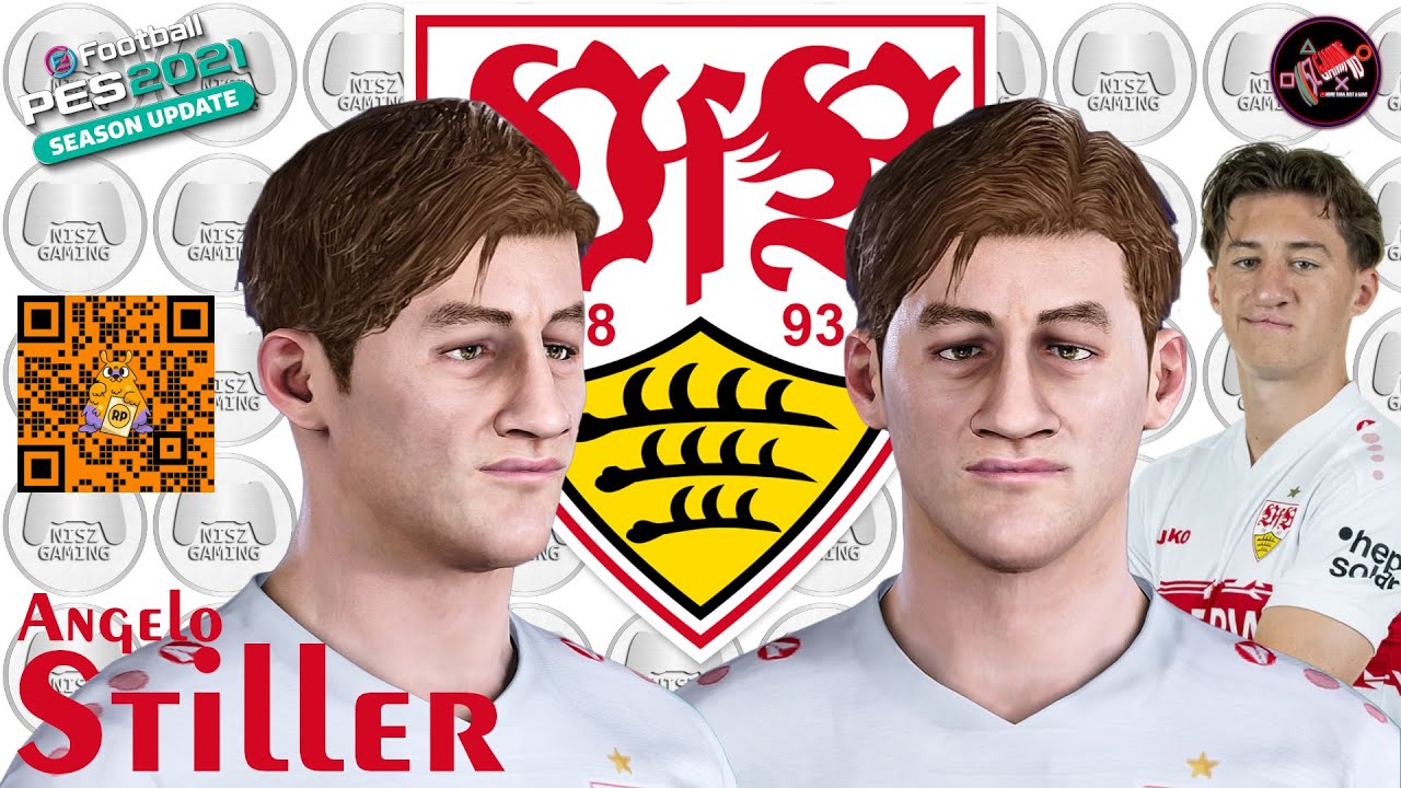 Урок: как сделать лицо Анджело Стиллера 🇩🇪 VfB Stuttgart в игре PES 2021 PES 2020