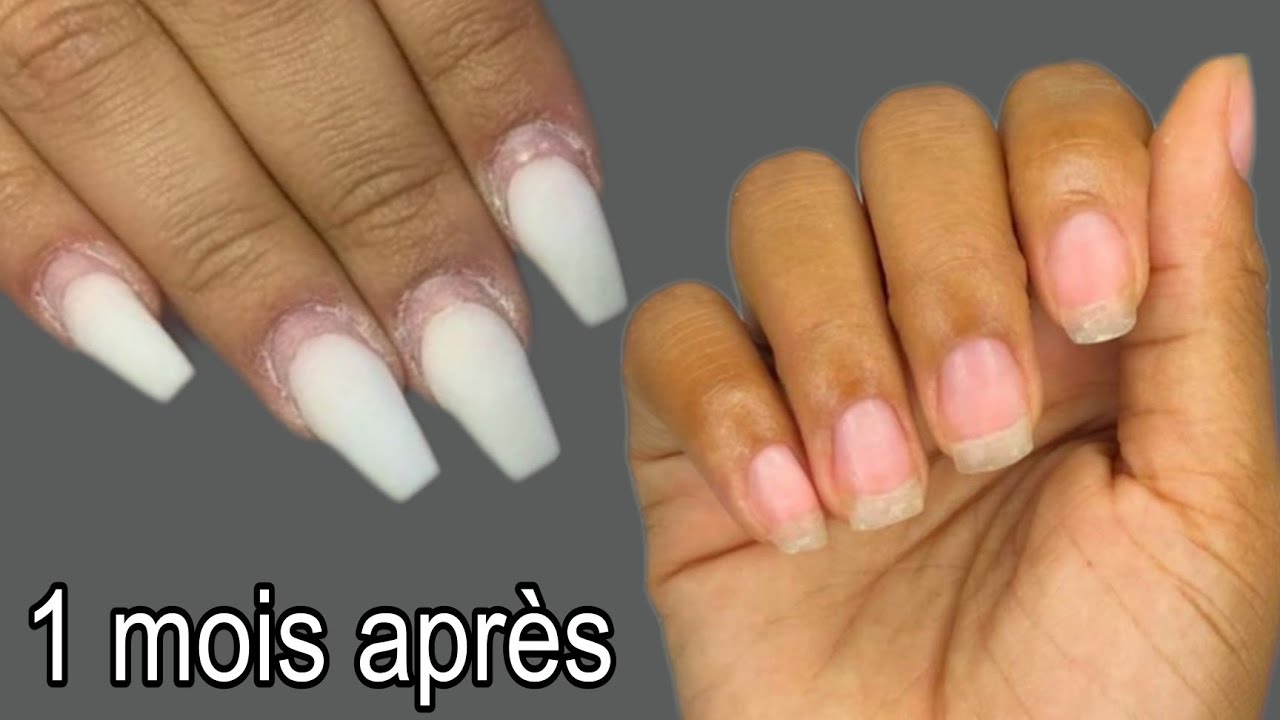 Men koman pou retire akrilik byen fasil/ Remove acrylic Nails
