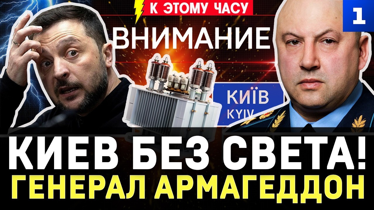 Киев без света! | Генерал Армагеддон вернулся | Зеленский допрыгался | Удар по &laquo;Яндексу&raquo; | Штурм ТЦК