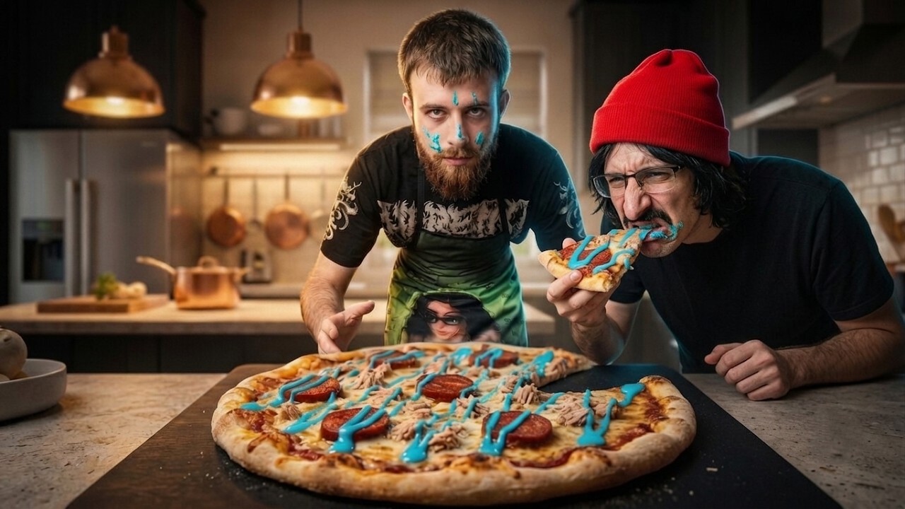 RAZEM Z MOIM BRACIAKIEM @Wacik0 ZROBILIŚMY PIZZĘ NA #pizzaday U @bonkol 🍕🍕🍕
