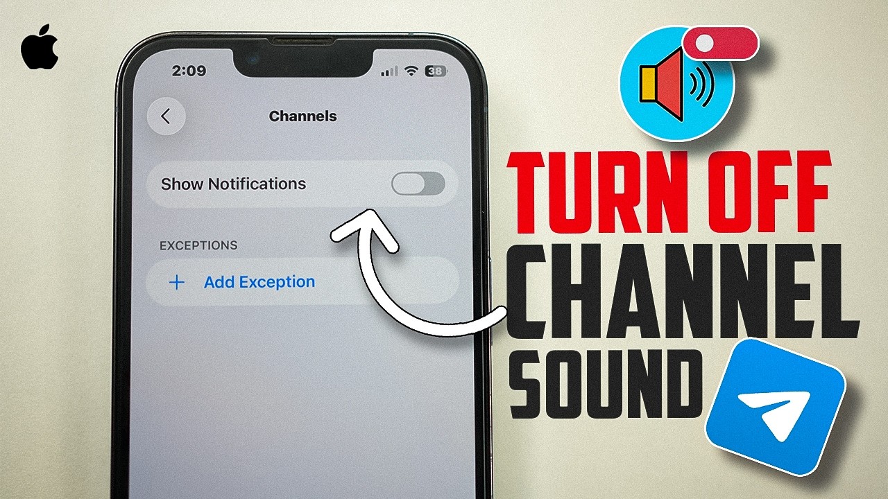Отключите звуковые уведомления каналов в Telegram на iPhone!