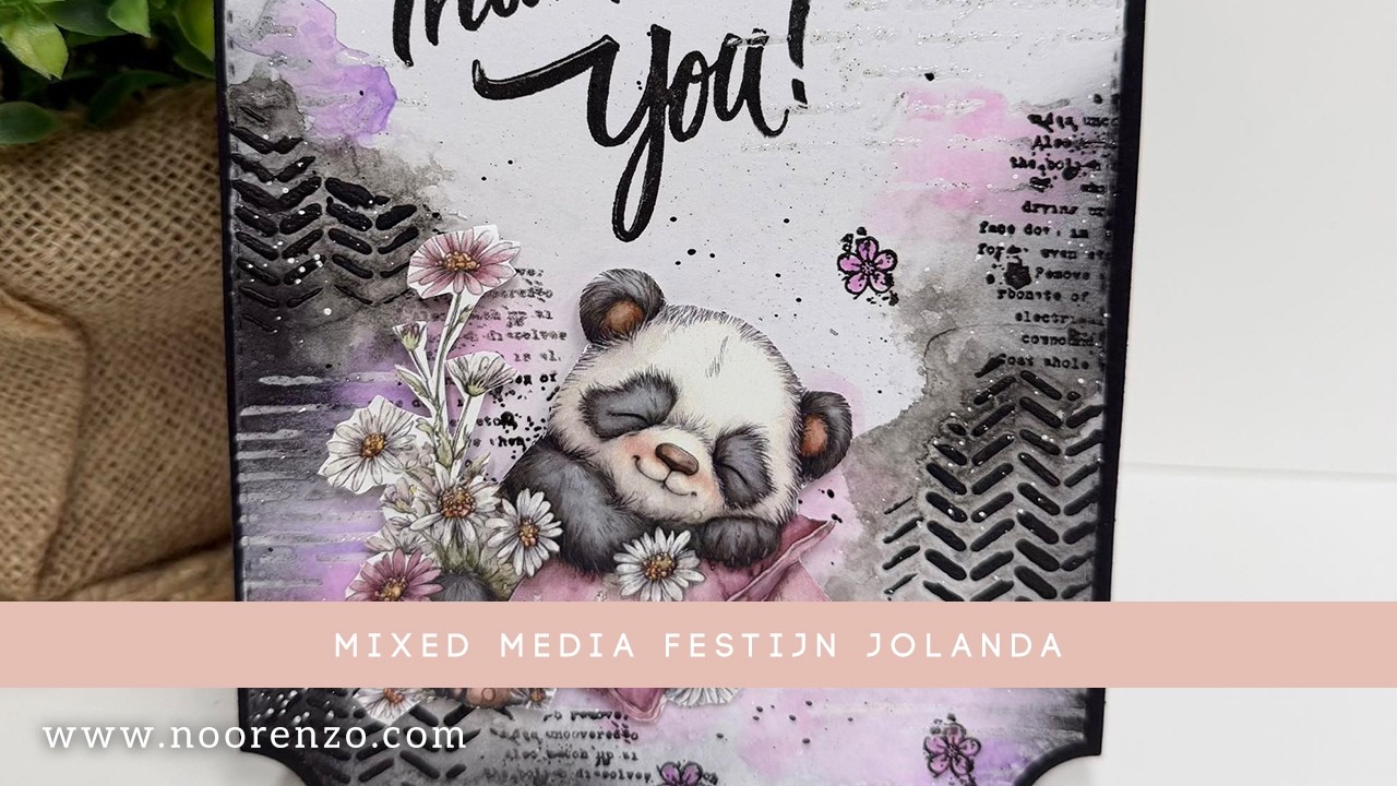 Mega Online Mixed Media festijn door Jolanda
