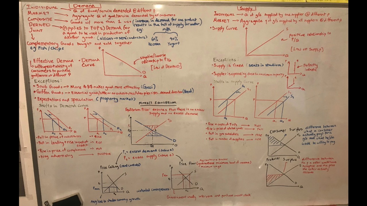 Leaving Cert Supply and Demand Chapter 4