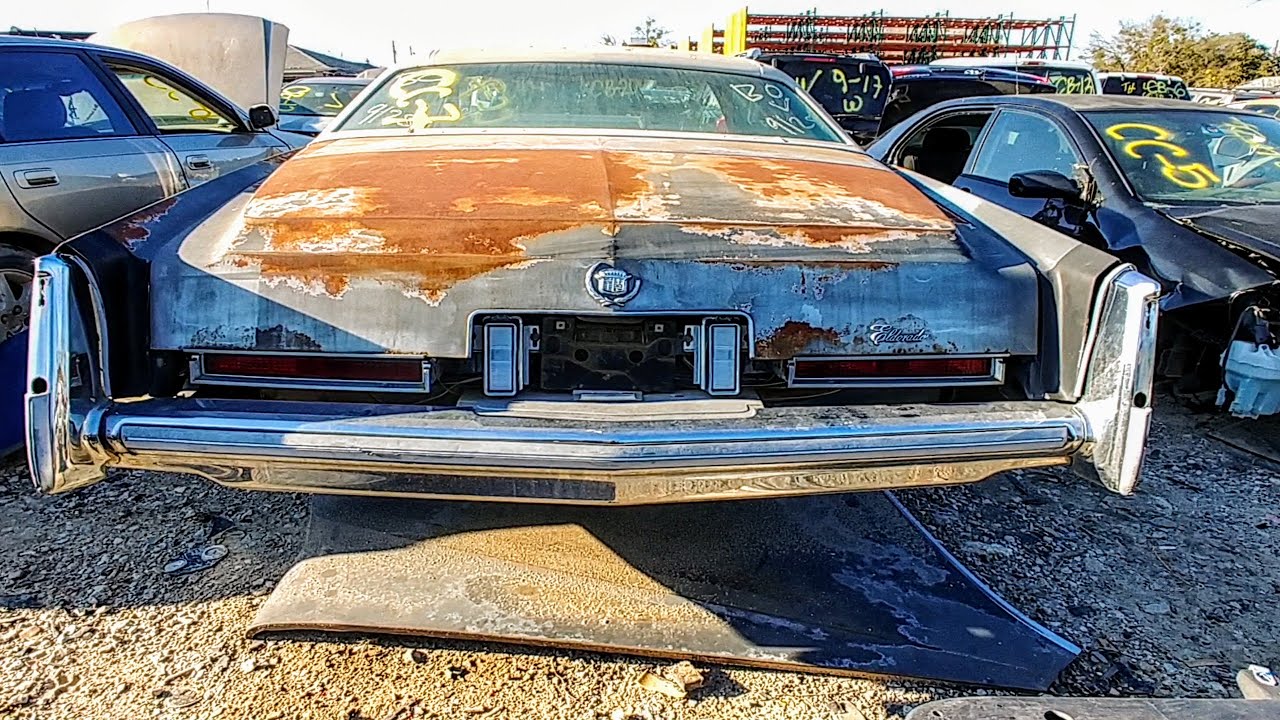 Did I score a rare goodie on this one? 1976 Cadillac Eldorado Junkyard Find