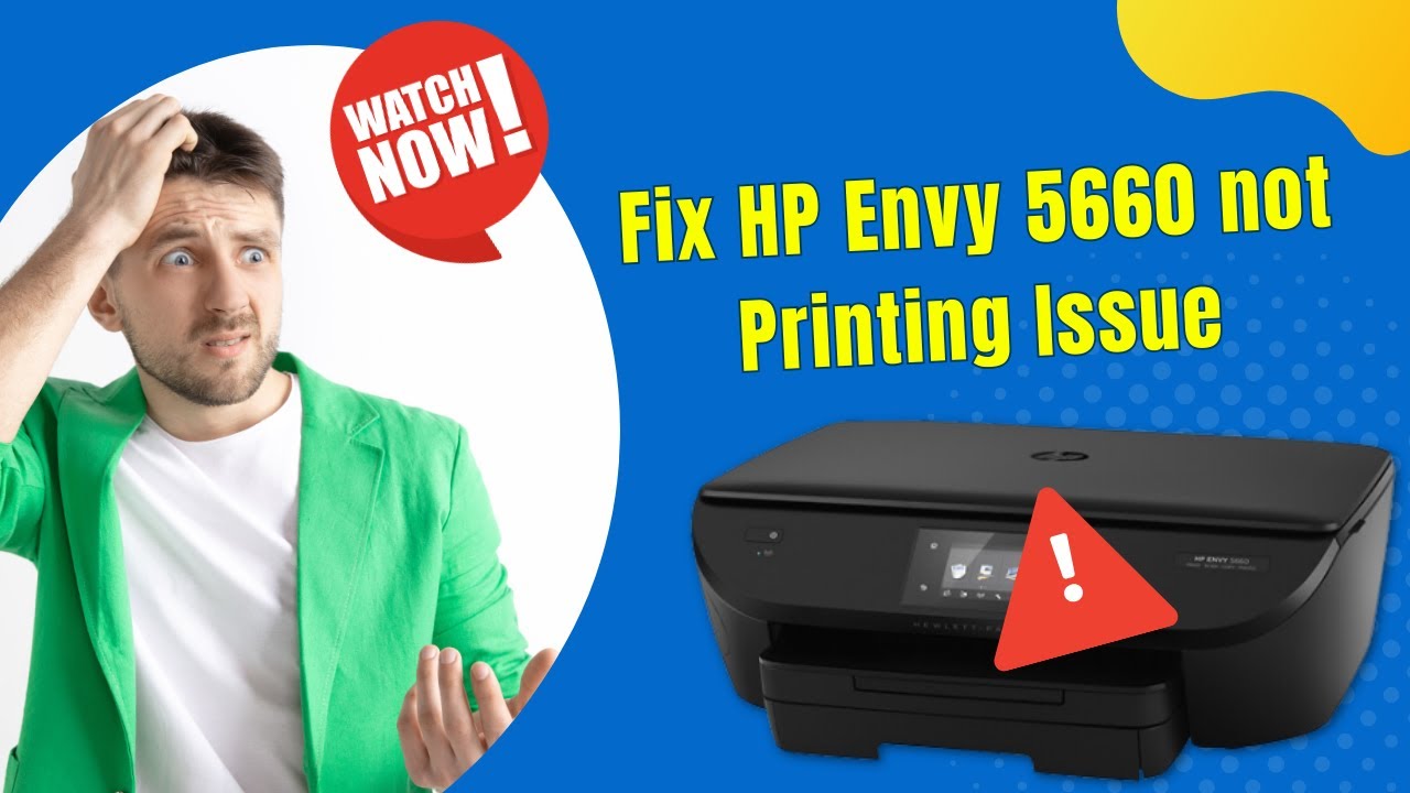 Rozwiąż problem z drukowaniem na drukarce HP Envy 5660 | Printer Tales