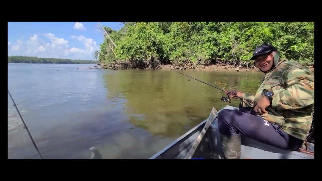 FISHING TRIP TO "TJAKA TJAKA STON"  COPPENAME RIVER