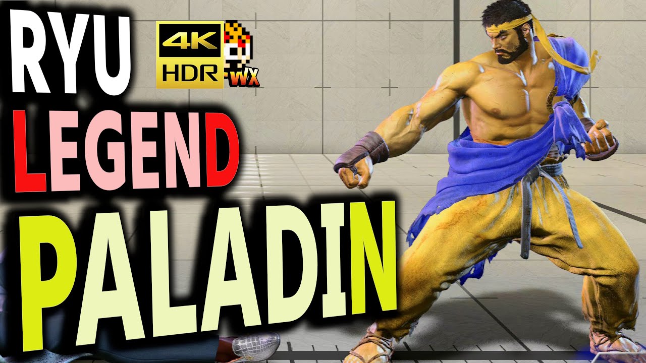 SF6: Paladin  Ryu Legend  VS Akuma | sf6 4K Street Fighter 6 Season2