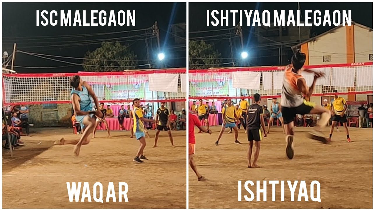 ISC Malegaon vs Ishtiaq Malegaon final Match 2nd & 3rd Set Wada,Maharashtra.(2018)