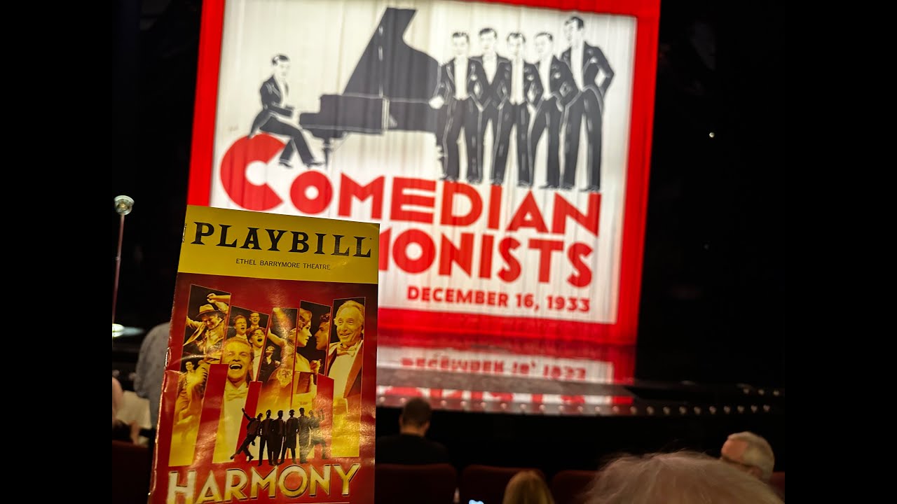 HARMONY A NEW MUSICAL 1st Preview Curtain Call Oct 18, '23 by BARRY MANILOW & BRUCE SUSSMAN (4K Res)