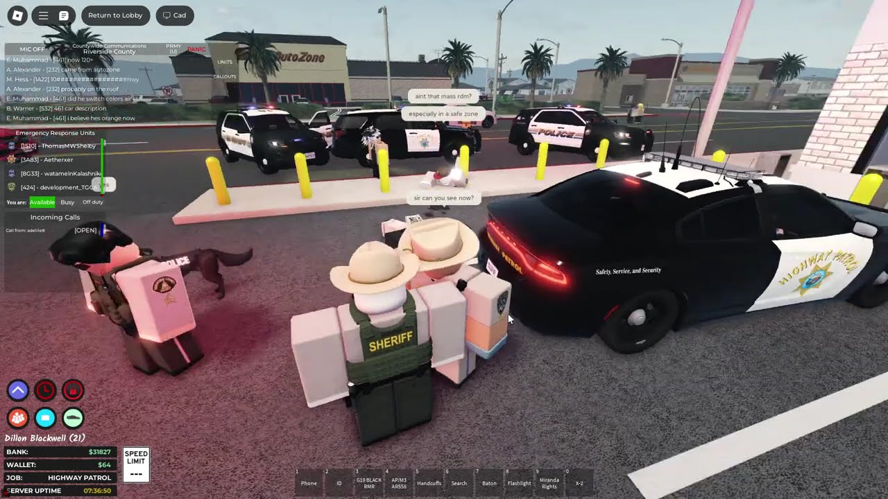 DANGEROUS Perris California Highway Patrol!