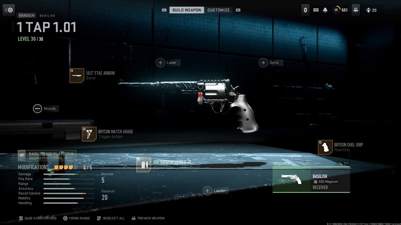 Here's my Full Video On my Basilisk Loadout.