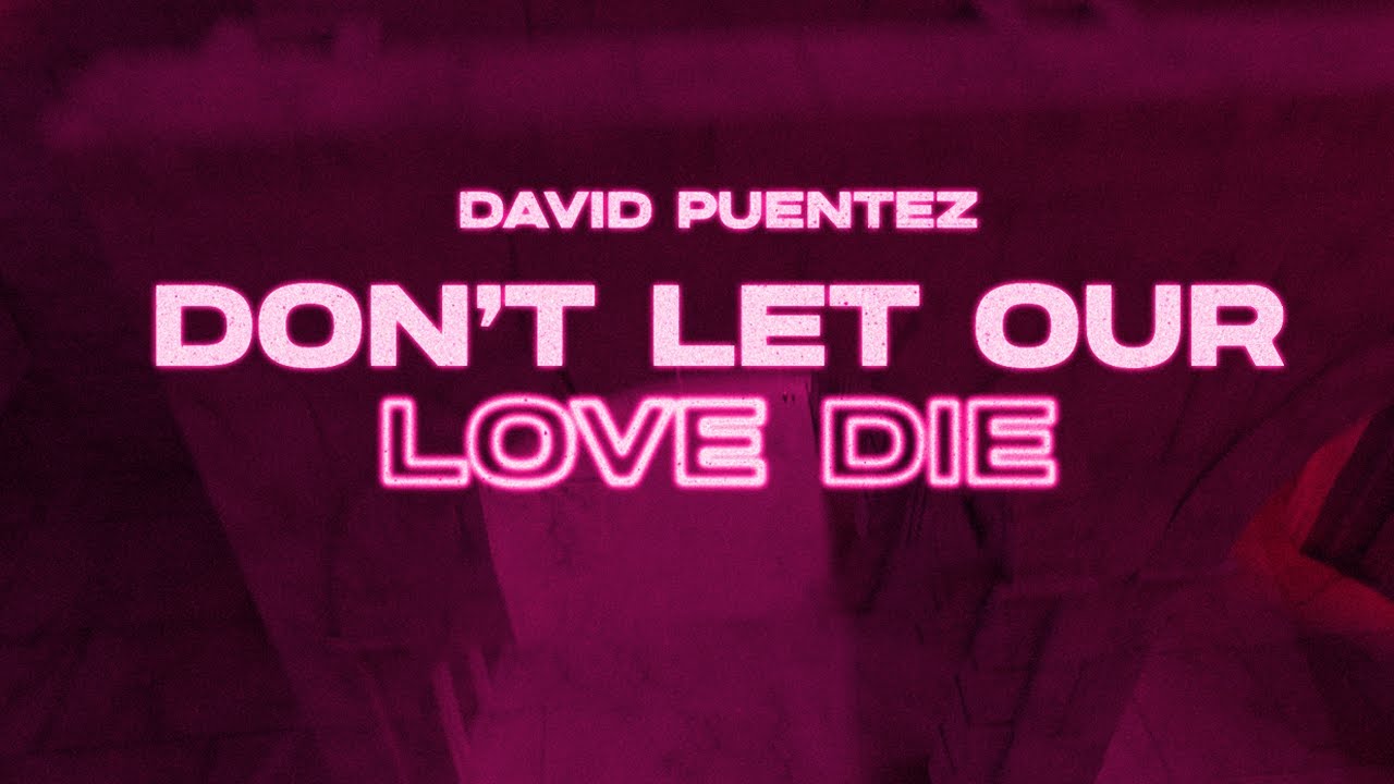 David Puentez - Don't Let Our Love Die