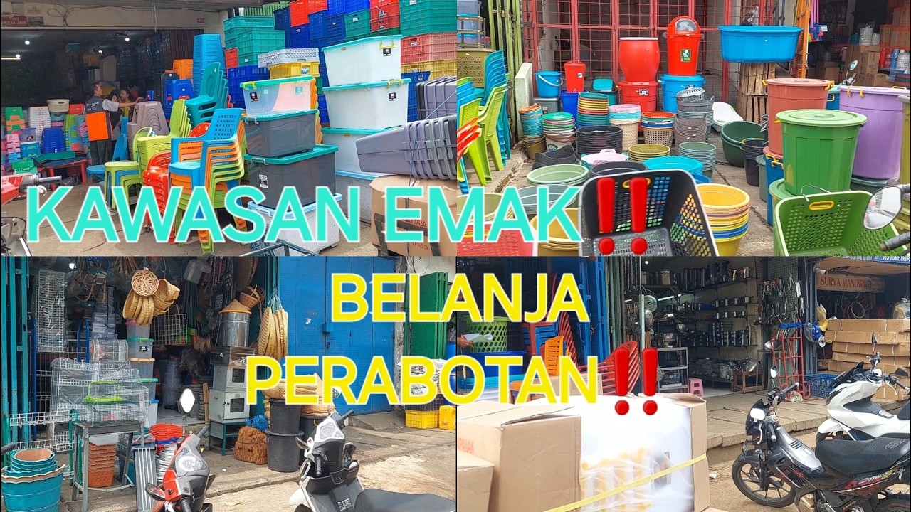 Pasar Pusat Grosir Perabotan Rumah Tangga | Pusat Perabotan Plastik Terbesar Sejakarta