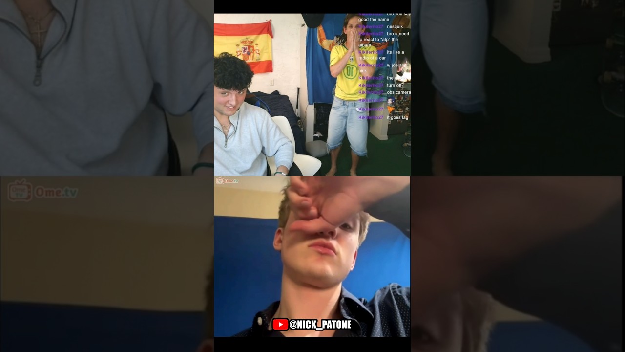 Не могу поверить, что он это сломал 😭😭 #omegle #streamclips