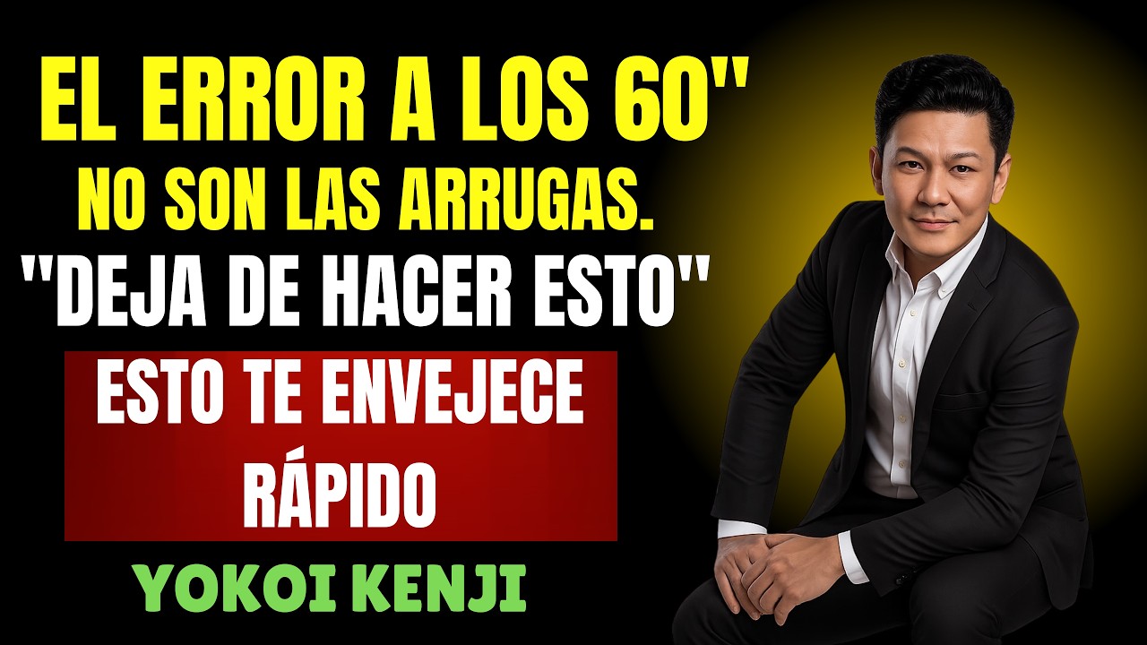 7 Hábitos Silenciosos que te hacen envejecer MÁS RÁPIDO (Y no son tu piel) 🛑| Yokoi Kenji