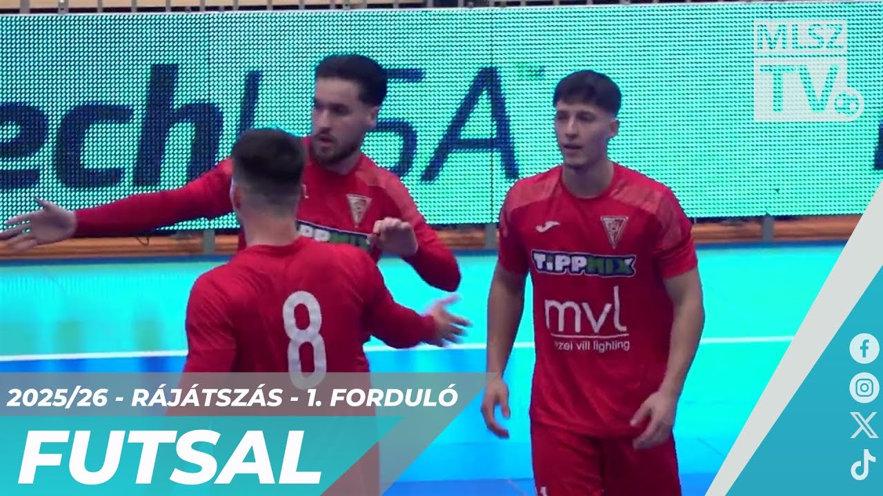 MVFC Beretty&oacute;&uacute;jfalu &ndash; Magyar Futsal Akad&eacute;mia | 4-0 | F&eacute;rfi Futsal NB I | R&aacute;j&aacute;tsz&aacute;s 1. ford | MLSZTV