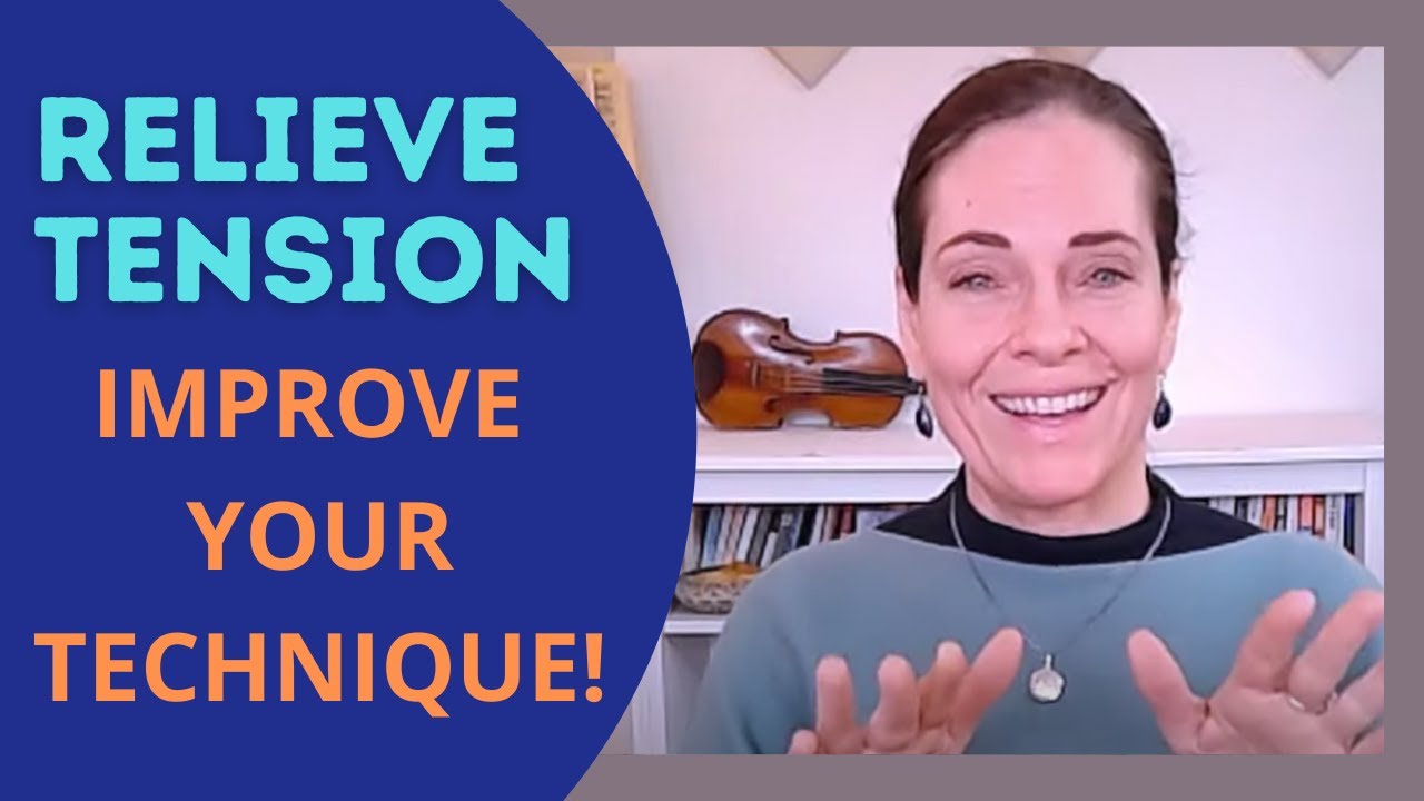 Musicians, relieve tension! + Improve violin technique with hands-free Alexander Technique [1:52]