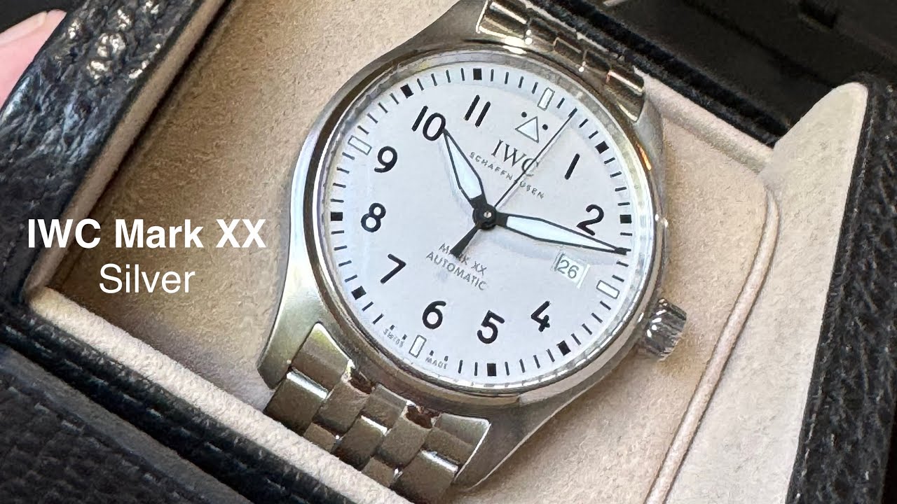 IWC Mark XX 75th Anniversary Silver Dial Unboxing ASMR