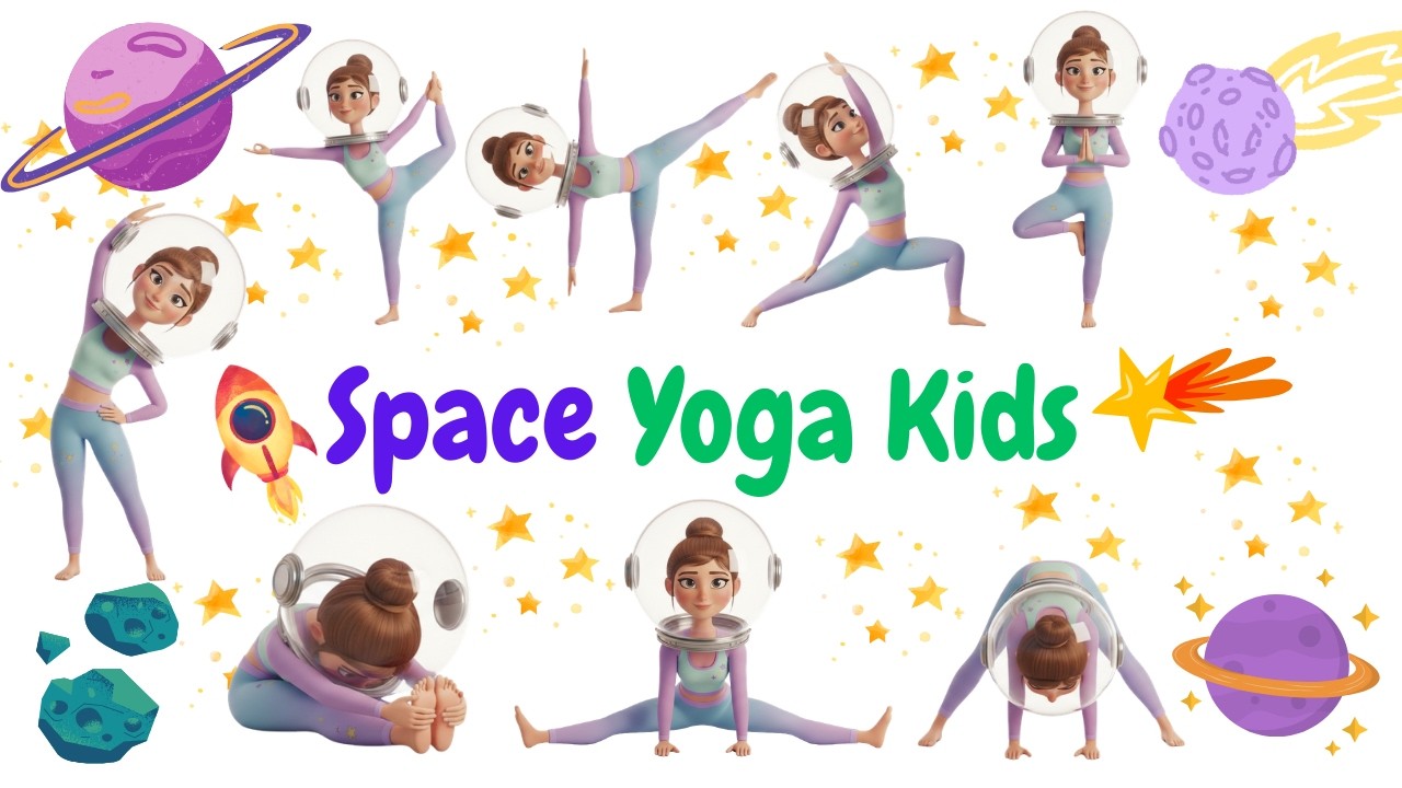 Space Yoga Kids | Ultimate Routine for Focus | Yoga for Health | Confidence & Stability