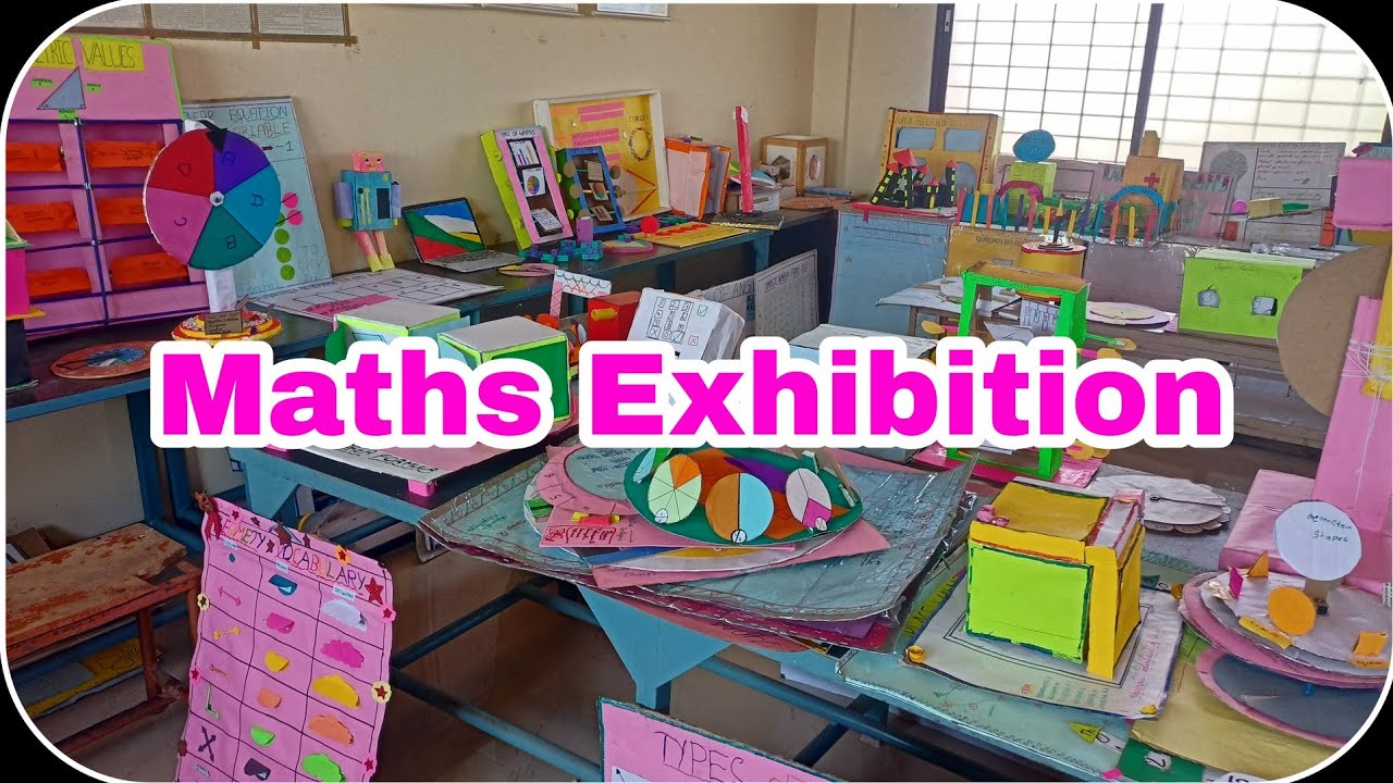 Maths Exhibition: 2022-23, Adarsha vidyalaya , Challakere
