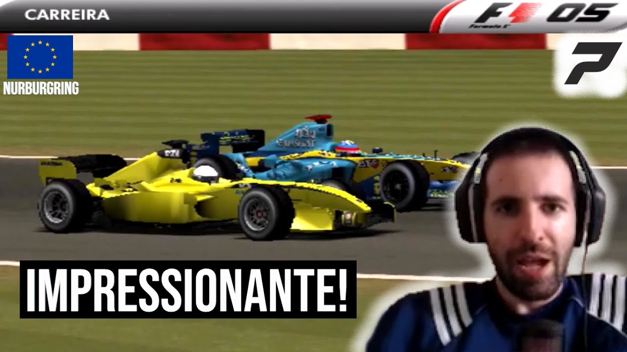 BATALHA INCRÍVEL! - F1 2005 ps2 Modo Carreira EP 7 | Nurburgring