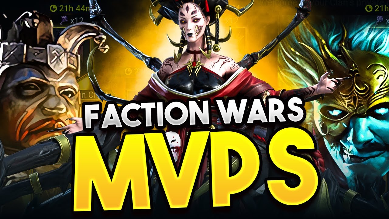 Faction Wars Hard MVP CHAMPIONS!! ft.@YST_Verse | Raid: Shadow Legends