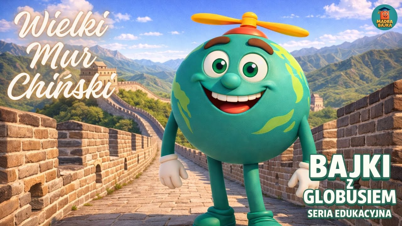 🌍 Chiny: Wielki Mur Chiński &ndash; Marzenia wśr&oacute;d g&oacute;r &ndash; Bajki z Globusiem 🏯