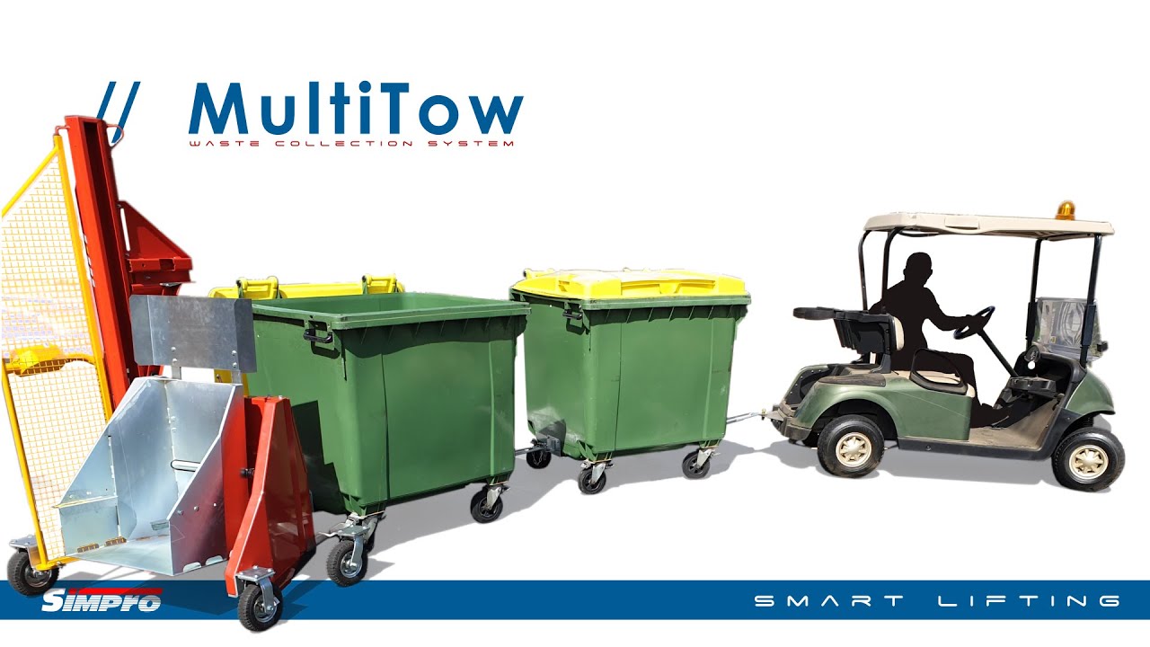 Smart urban waste collection // MultiTow by Simpro