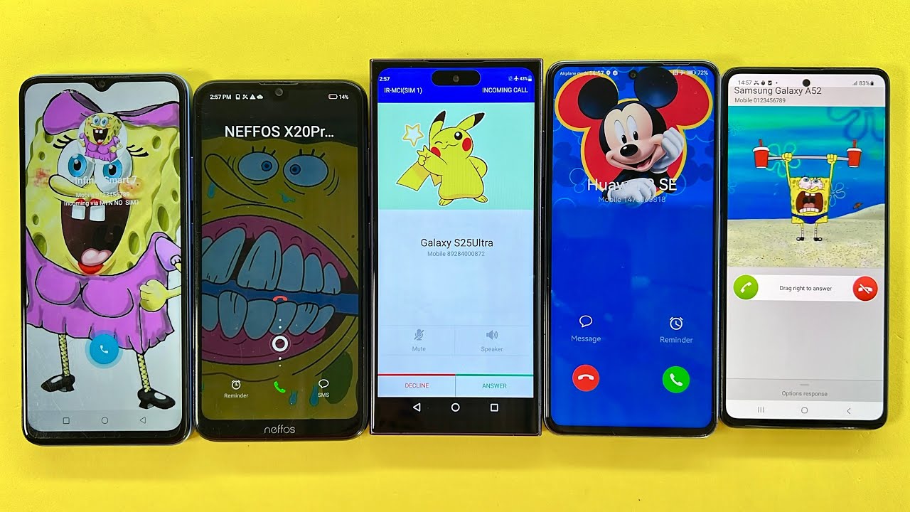 INCOMING FAKE CALL Samsung S25Ultra/ NEFFOS X20pro/ Infinix Smart 7/ HUAWEI 9SE 
