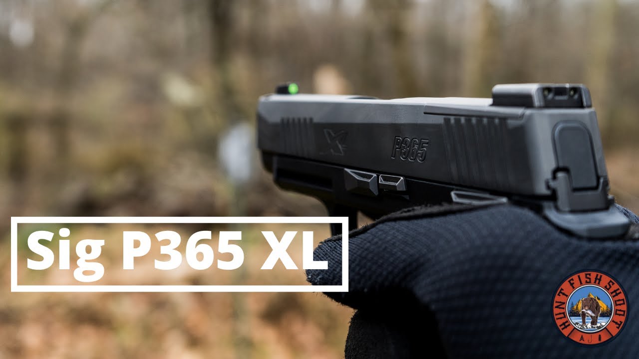 Обзор линейки Sig Sauer P365 XL | Пистолет скрытого ношения Sig P365 XL калибра 9 мм